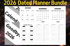 best simple 2026 dated planners bundle 5 Product Image 3