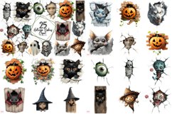 Weird Halloween Clipart Huge Bundle Product Image 5