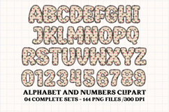 Christmas Alphabet png clipart, christmas letters doodle Product Image 2