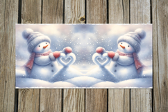 Xmas Snowman card | 4 christmas Mug Sublimation designs P2 Product Image 4