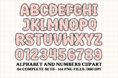 Shabby Chic letters doodle, shabby chic png alphabet clipart Product Image 2
