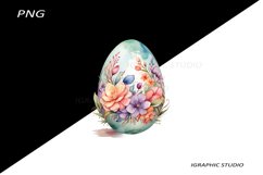 Easter Clipart, Easter Egg Clipart, Easter Bunny Png Product Image 1