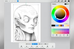 60 Procreate Aliens Stamp Brushes Product Image 4