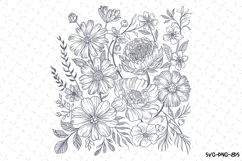 Flowers svg | Svg Files for Cricut | Shirt Svg Product Image 3