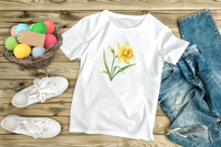 Spring Wildflower Sublimation Clipart Bundle, Watercolor PNG Product Image 8