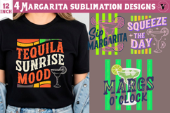 4 Summer Sublimation Clipart | Margarita PNG Product Image 1