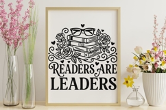 Readers Are Leaders Svg, Book Lover Svg, Book Club Svg. Product Image 9
