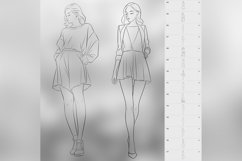 100 Procreate Fashion Model Stamp Brushes Product Image 9