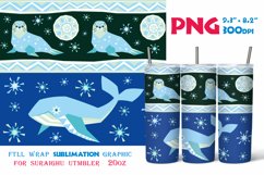Straight Tumbler Wrap 20oz | Christmas Sublimation Bundle Product Image 8