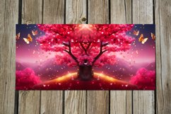 Lilac bush &amp; sakura| flowers Sublimation Mug design bundle Product Image 8