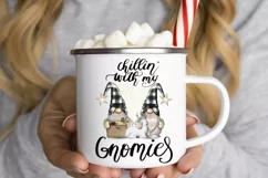 Chillin' With My Gnomies | Png Sublimation Design Product Image 6