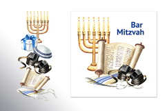 Bar Mitzvah. Watercolor collection Product Image 9