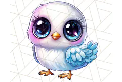 Arctic Animals Kawaii Clipart PNG, Cute Polar Creatures Art Product Image 4