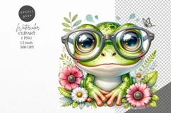 Frog clipart, Animal clipart, Cute clipart Product Image 1