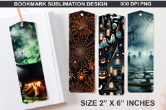 Bookmarks Sublimation - Halloween Holly Berries PNG Design Product Image 1