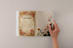 Whimsical Flowers Junk Journal Pages Bundle Product Image 8