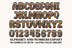 Day of The Dead PNG Alphabet, day of the dead letters doodle Product Image 2