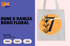 Dune &amp; Dahlia Boho Floral Monogram Product Image 1