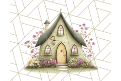 Whimsical Cottagecore Cottage PNG Clipart, Fairy House Png Product Image 4