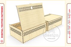 Box Organizer v23 - laser cut file - Glowforge ready SVG Product Image 8