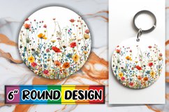 Radiant Floral Keychain Product Image 1