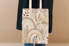 Neutral Boho Seamless Pattern Bundle, Beige Minimalist Product Image 8