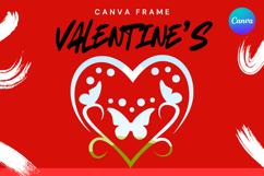 Heart Canva Frame Love Heart Valentine Shape Photo Frame_8 Product Image 1