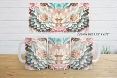 3D Flower Quiling Pastel| Mug sublimation design Product Image 10