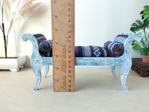 Miniature backless sofa digital file, 1:6 scale dollhouse Product Image 8