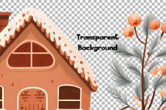 Cozy Christmas Watercolor 53 Cliparts Collection Product Image 8