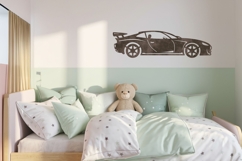 Race Car Monogram SVG | Car Laser Cut | Kids Room Wall Decor Product Image 8