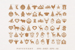 Christmas Ornament SVG Bundle, Christmas Decorations, Laser Product Image 8