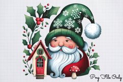 Christmas Gnome Houses Clipart Product Image 1