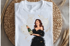 Celebration motivational woman png design for T-shirts Product Image 5