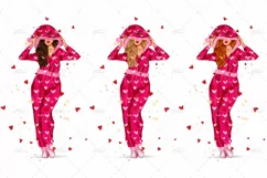 Cosy Valentine's Girls Sublimation Design |7 PNG Files Product Image 9