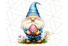 Easter Gnome PNG, Spring Bunny Clipart, Cute Digital Art Product Image 4