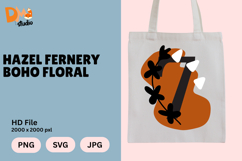 Hazel Fernery Boho Floral Monogram Product Image 1