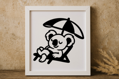 Cute Summer Koala SVG Product Image 1