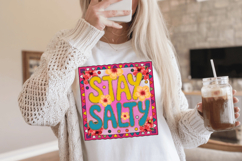 Stay Salty PNG sublimation |Beach &amp; Summer PNG T-Shirt Product Image 9
