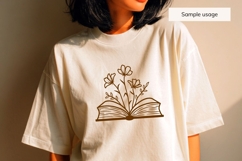 Book SVG Bundle, Book Lover Clipart - SVG, PNG, DXF Product Image 6