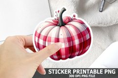Halloween Pumpkin Sticker| Halloween Sticker PNG Design Product Image 1