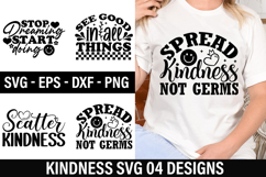 Kindness SVG Design - Spread Kindness Not Germs Product Image 1