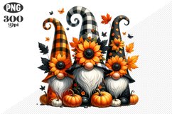 Halloween Gnomes Sublimation - Clipart PNG Design Product Image 1