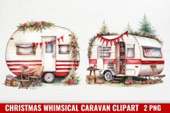 Christmas Whimsical Caravan Sublimation Product Image 1