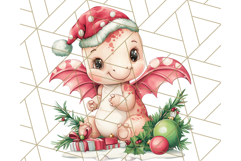 Christmas Dinosaur PNG Clipart, Cute Dino Holiday Art Png Product Image 4
