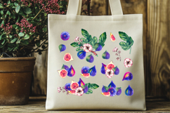 Fig Plant Watercolor clipart Product Image 6