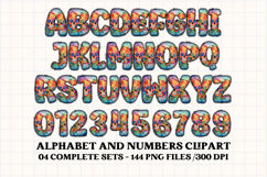 Day of The Dead PNG Alphabet, day of the dead letters doodle Product Image 2