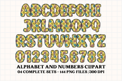 Back to School Alphabet png, letters doodle, school clipart Product Image 2