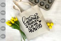 My Favorite People Call Me Auntie Shirt, Aunt Shirt Product Image 2