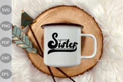 Always My Sister Forever My Friend Svg/ Sister Saying Design Product Image 2
